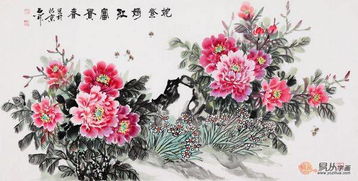 當(dāng)代擅畫牡丹的畫家石開 寫意牡丹精品賞析與收藏價值